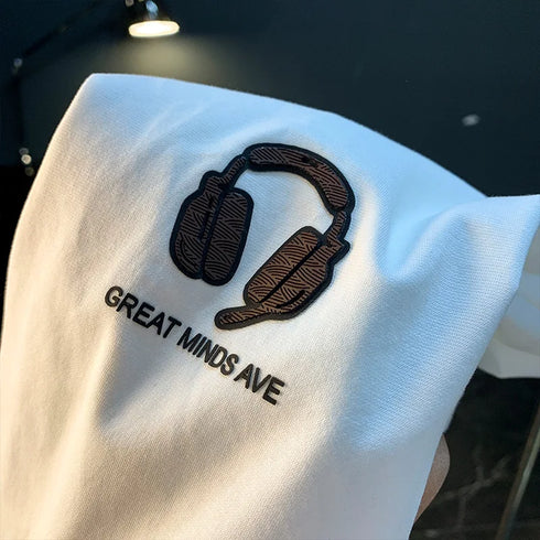 Graphic Headphones Streetwear Tee